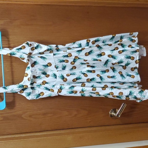 Ixia pineapple print mini dress A-line - Picture 3 of 3